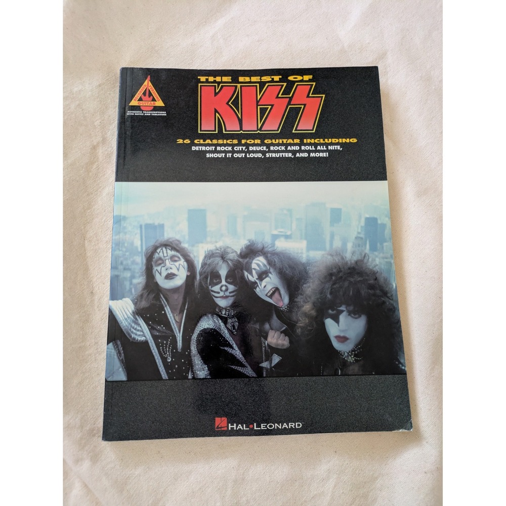 Best of KISS Guitar Tab Songbook 26 Classics Hal Leonard Recorded Versions